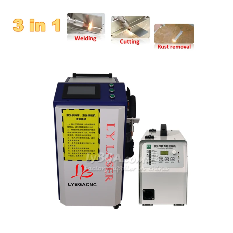 Fiber Laser Welder 2000W - Lazer Temizleme Makinesi 5'i 1 Arada