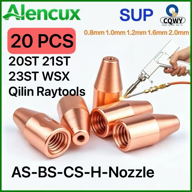 Laser Welding Nozzle Copper - 20 adet M16 CQWY lazer kaynak
