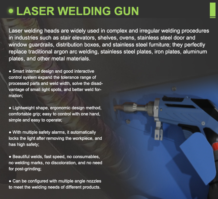 El Tipi Fiber Lazer Kaynak Mak - Air Cooled Laser Welding Machine 1500W incelemesi ve fiyatı