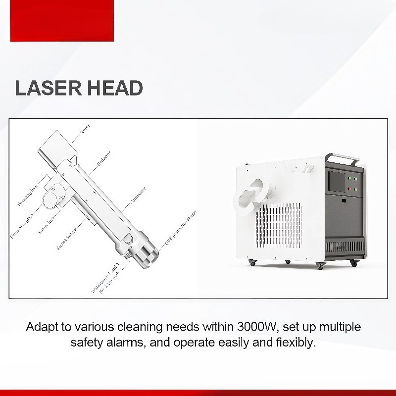 Endüstriyel Yüzey Hazırlığı İç - Laser Cleaning Machine 2000W incelemesi ve fiyatı