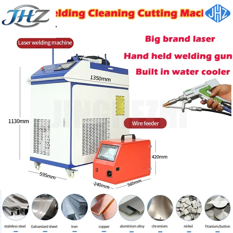 JHZ El Tipi 3'ü 1 Arada Fiber  - Laser Welding Machine 3 In 1 Cutting Cleaning incelemesi ve fiyatı