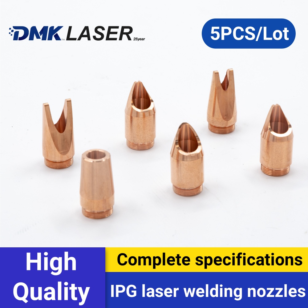 5 adet/paket DMK IPG lazer kay - Laser Welding Nozzle Copper incelemesi ve fiyatı