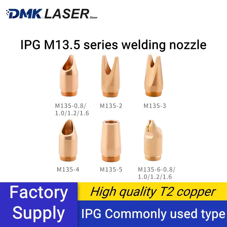 5 adet/paket DMK IPG lazer kay - Laser Welding Nozzle Copper incelemesi ve fiyatı