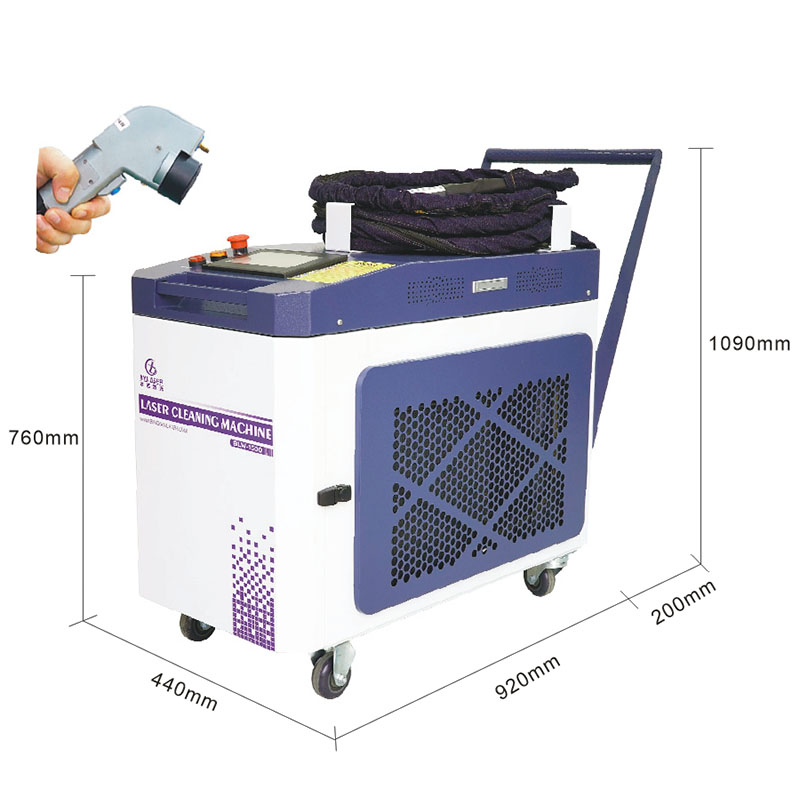 El Tipi Temizleyici 1000w 1500 - Laser Rust Removal Machine 1500W incelemesi ve fiyatı